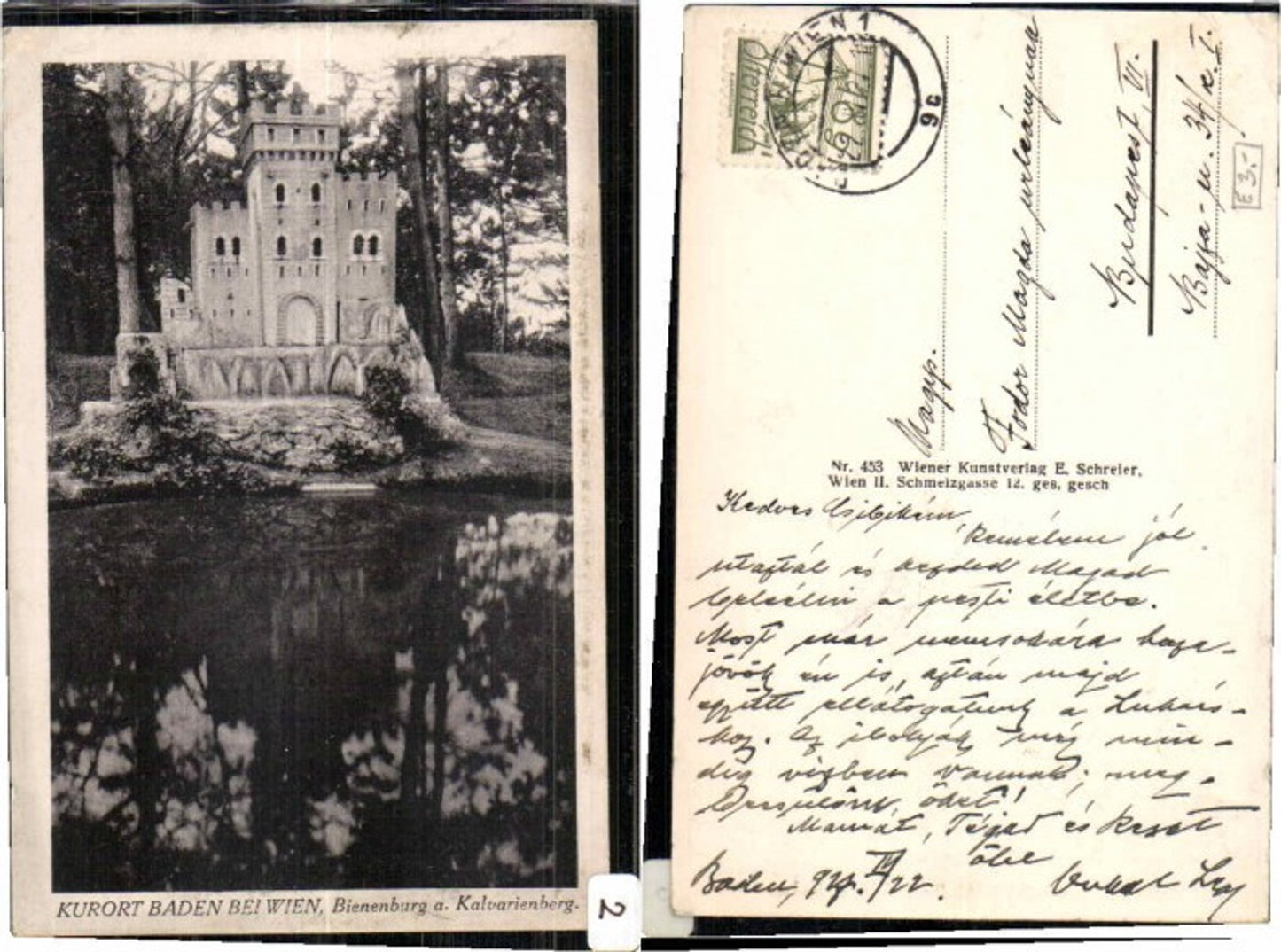 71623,Baden b. Wien Bienenburg Kalvarienberg