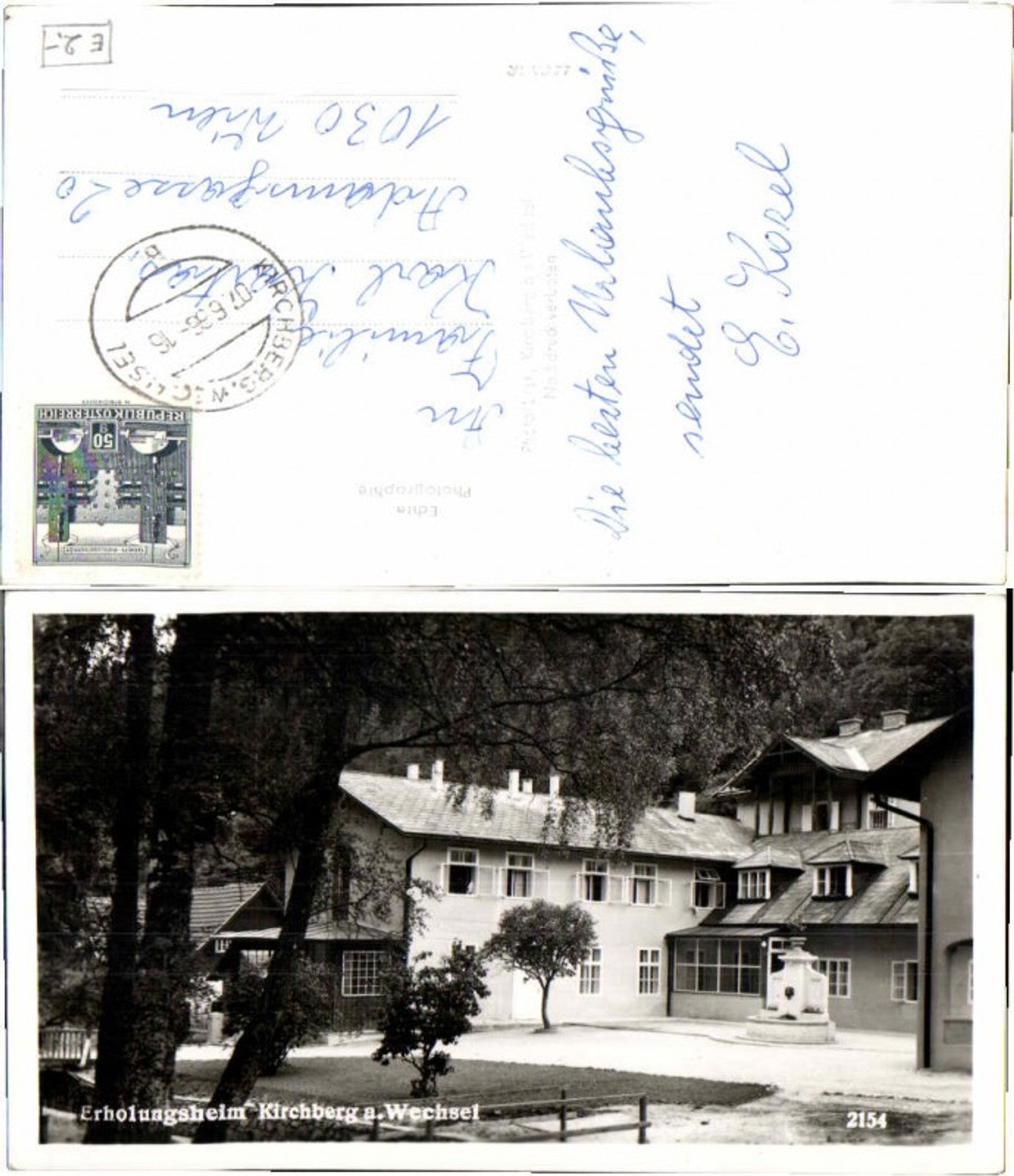 71637,Kirchberg am Wechsel Heimpartie Fotokarte