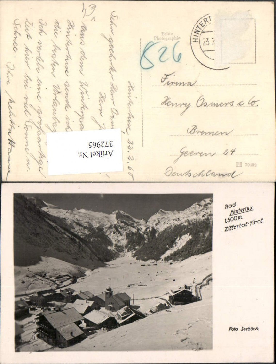 Alte Ansichtskarte – Old Postcard