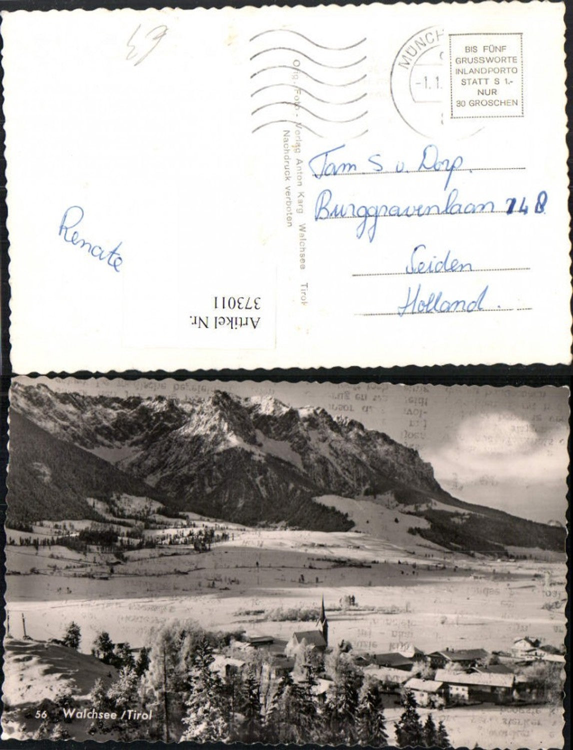 Alte Ansichtskarte – Old Postcard