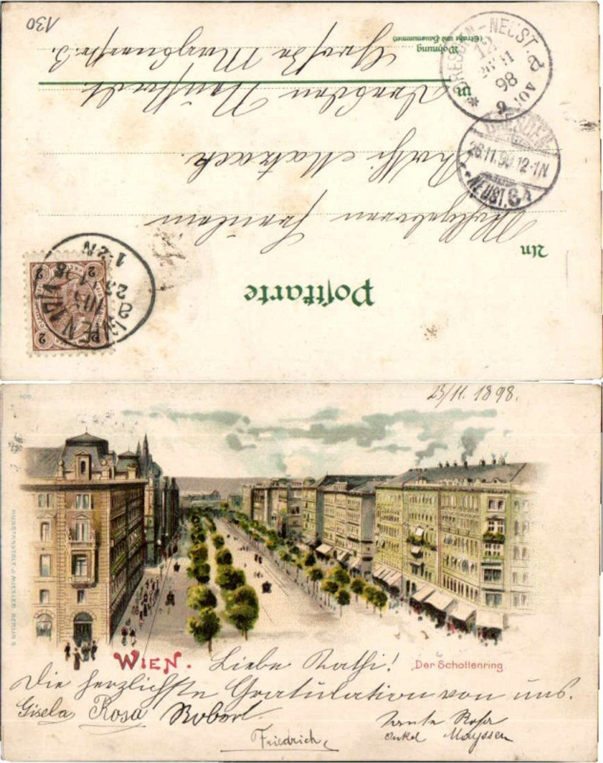 Alte Ansichtskarte – Old Postcard