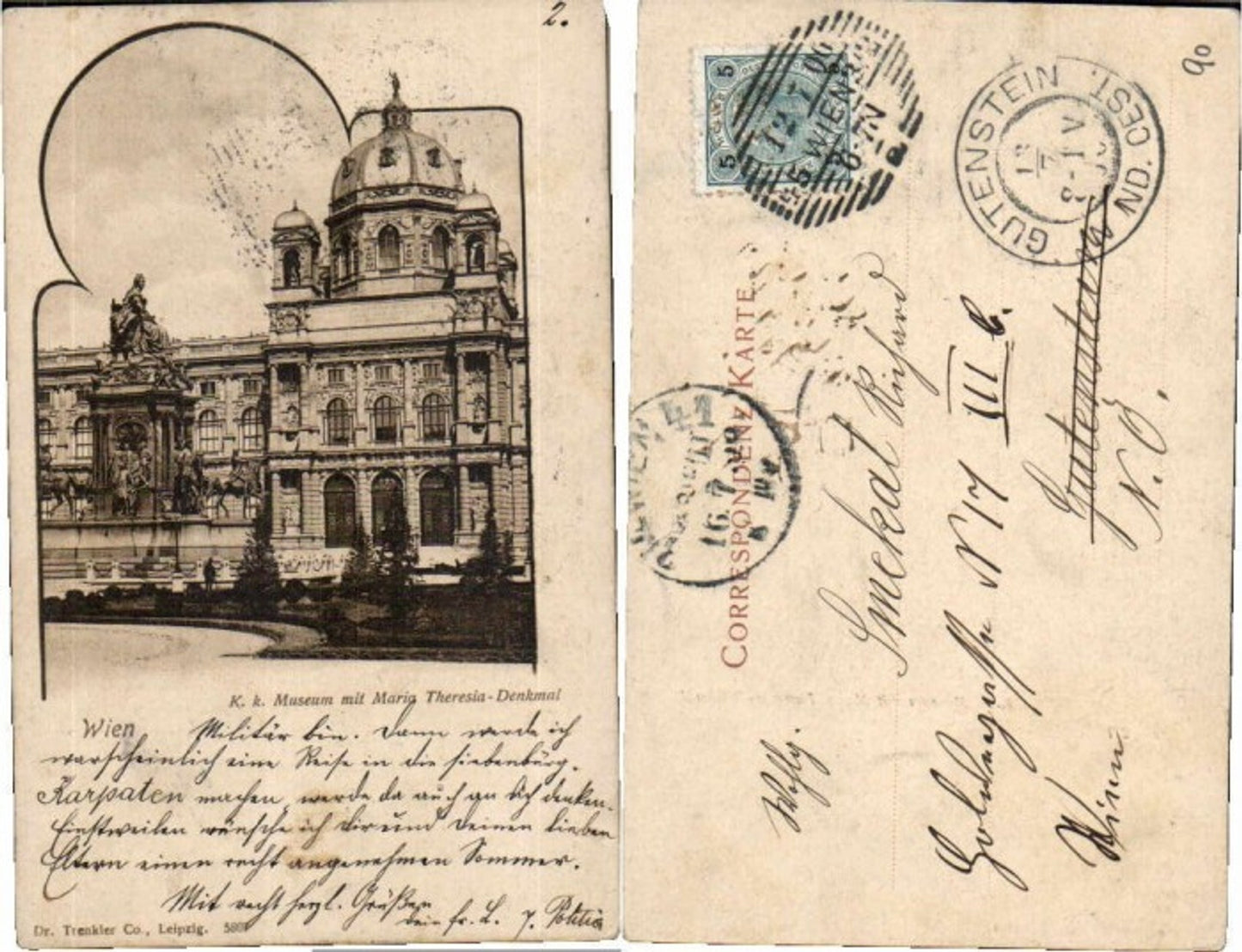 Alte Ansichtskarte – Old Postcard