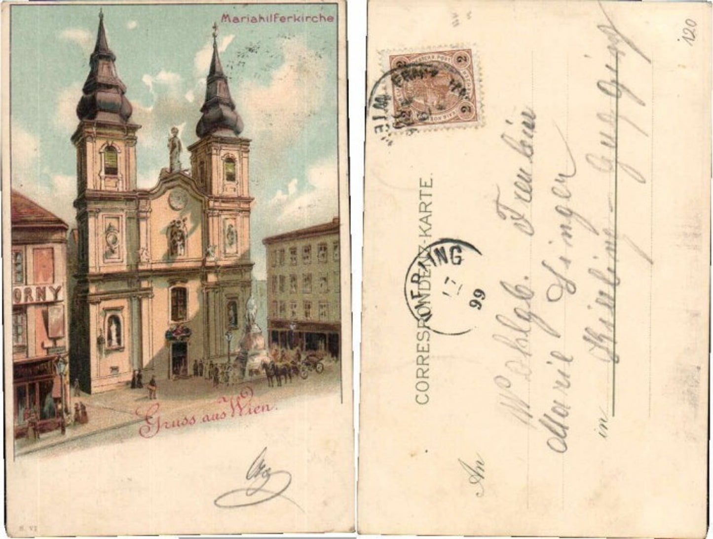 Alte Ansichtskarte – Old Postcard