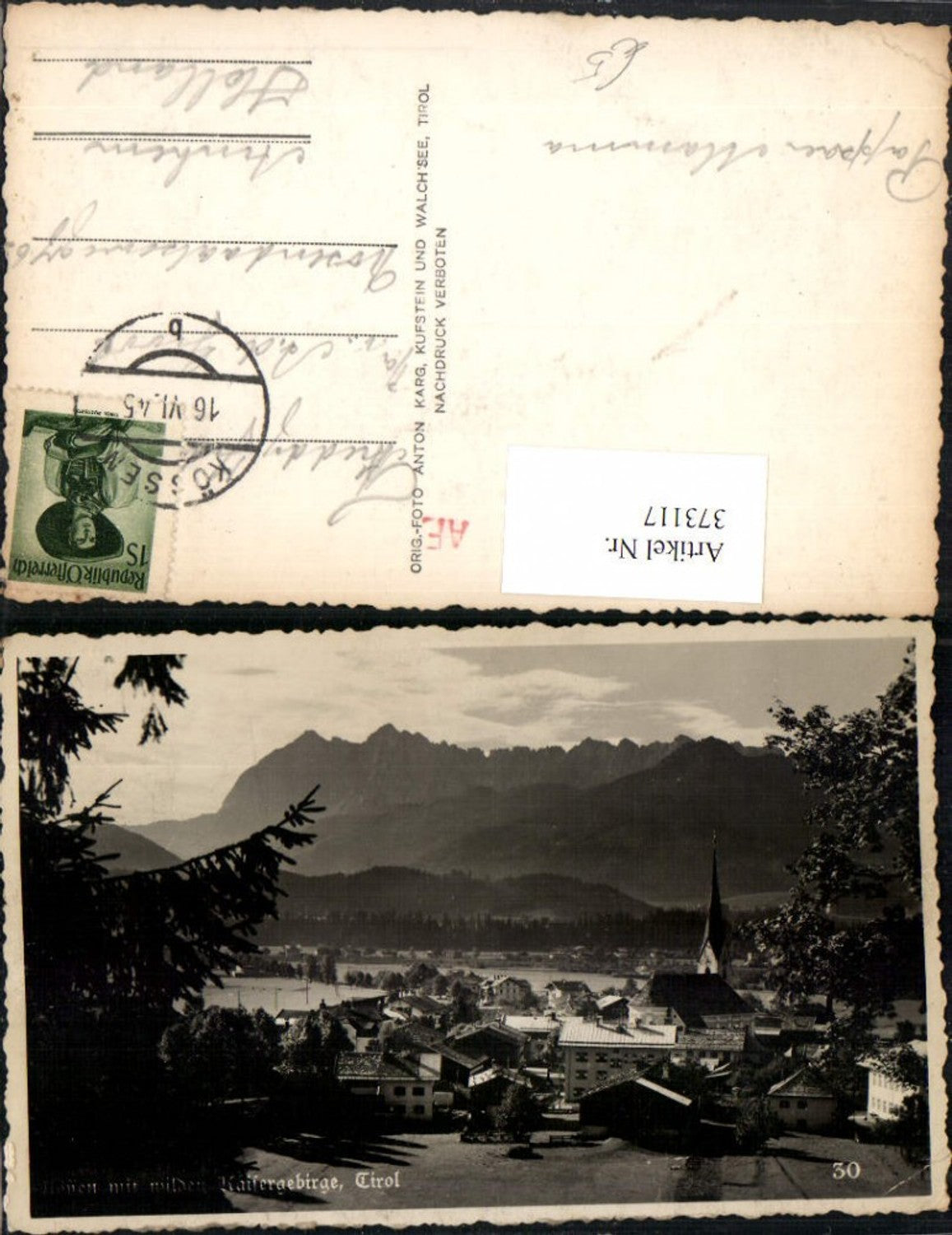 Alte Ansichtskarte – Old Postcard