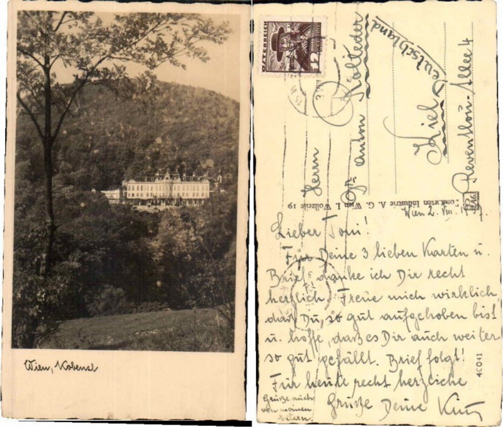 Alte Ansichtskarte – Old Postcard