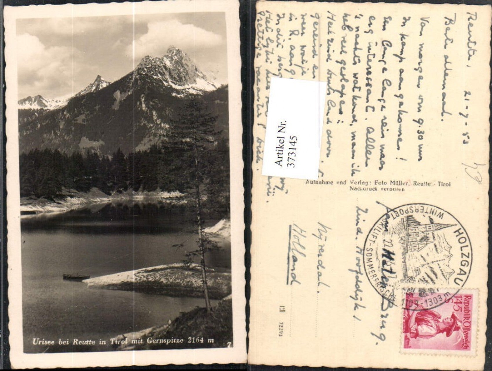 Alte Ansichtskarte – Old Postcard