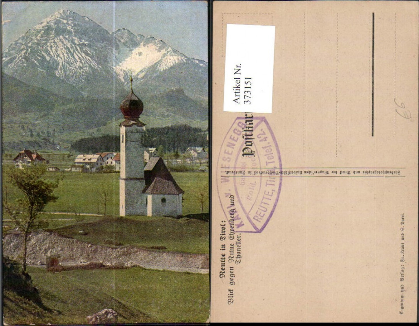 Alte Ansichtskarte – Old Postcard