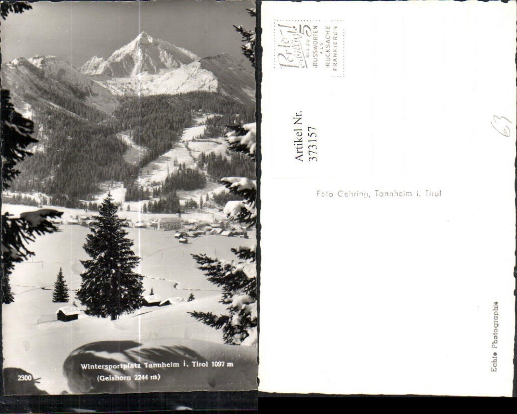 Alte Ansichtskarte – Old Postcard