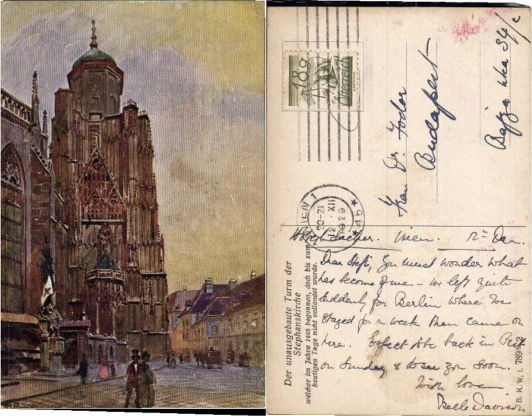 Alte Ansichtskarte – Old Postcard
