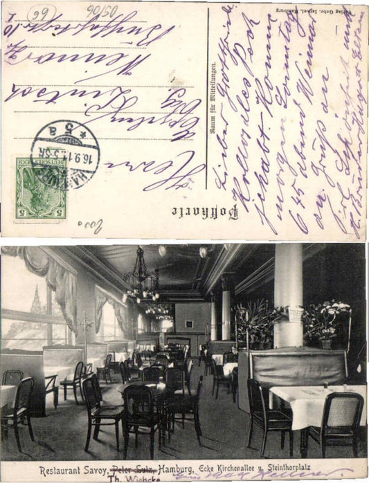 71950,Hamburg Restaurant Savoy Kirchenallee Steinthorplatz