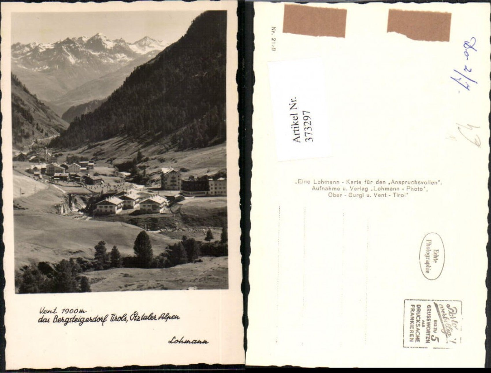 Alte Ansichtskarte – Old Postcard