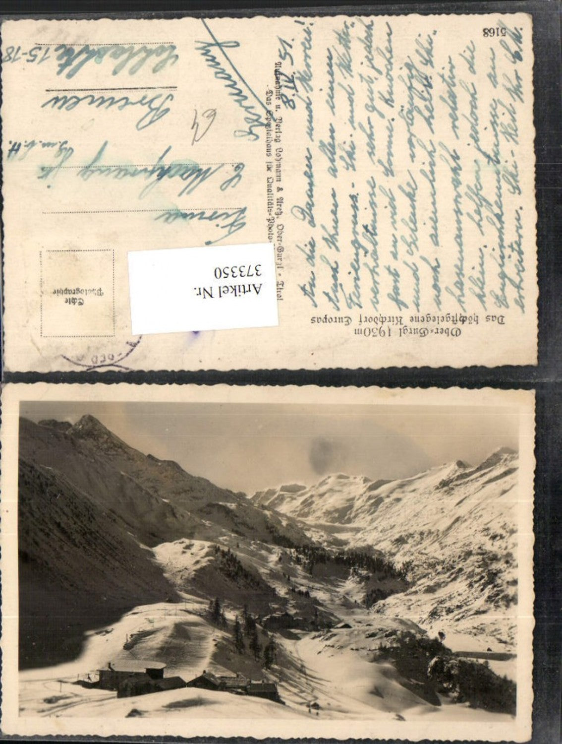 Alte Ansichtskarte – Old Postcard