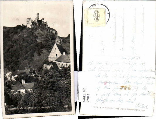 72043,Senftenberg Kremstal b. Krems pub Schuster 6781