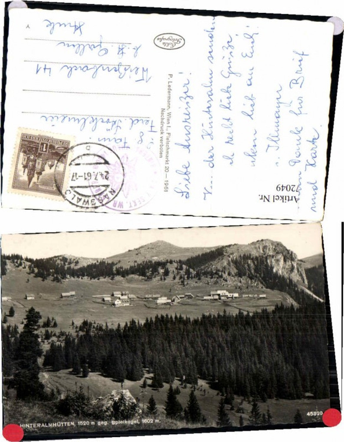 72049,Hinteralmhütten Nasswald pub Ledermann 45320
