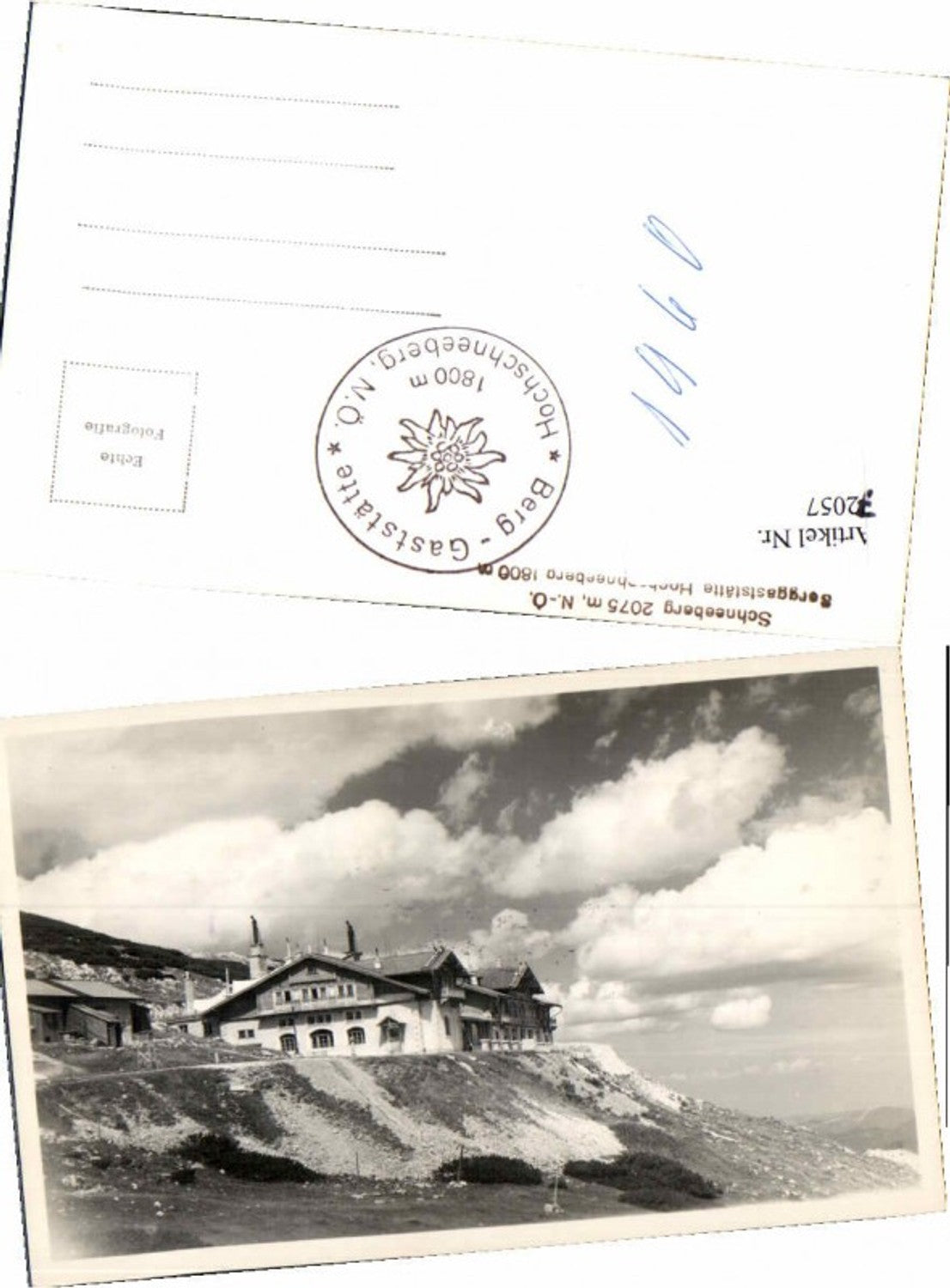 72057,Gasthaus Hochschneeberg b. Puchberg