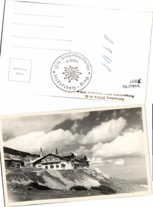 72057,Gasthaus Hochschneeberg b. Puchberg