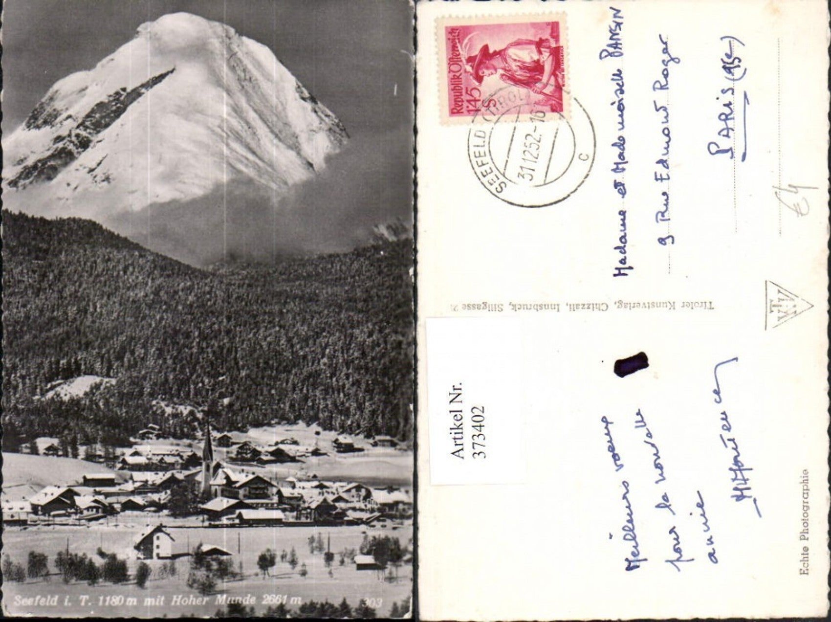 Alte Ansichtskarte – Old Postcard