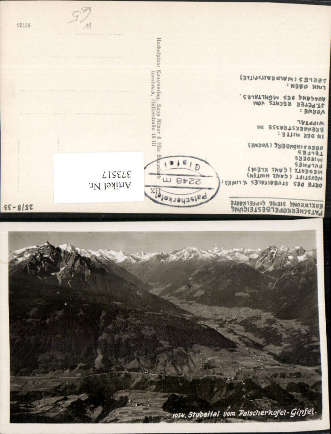 Alte Ansichtskarte – Old Postcard