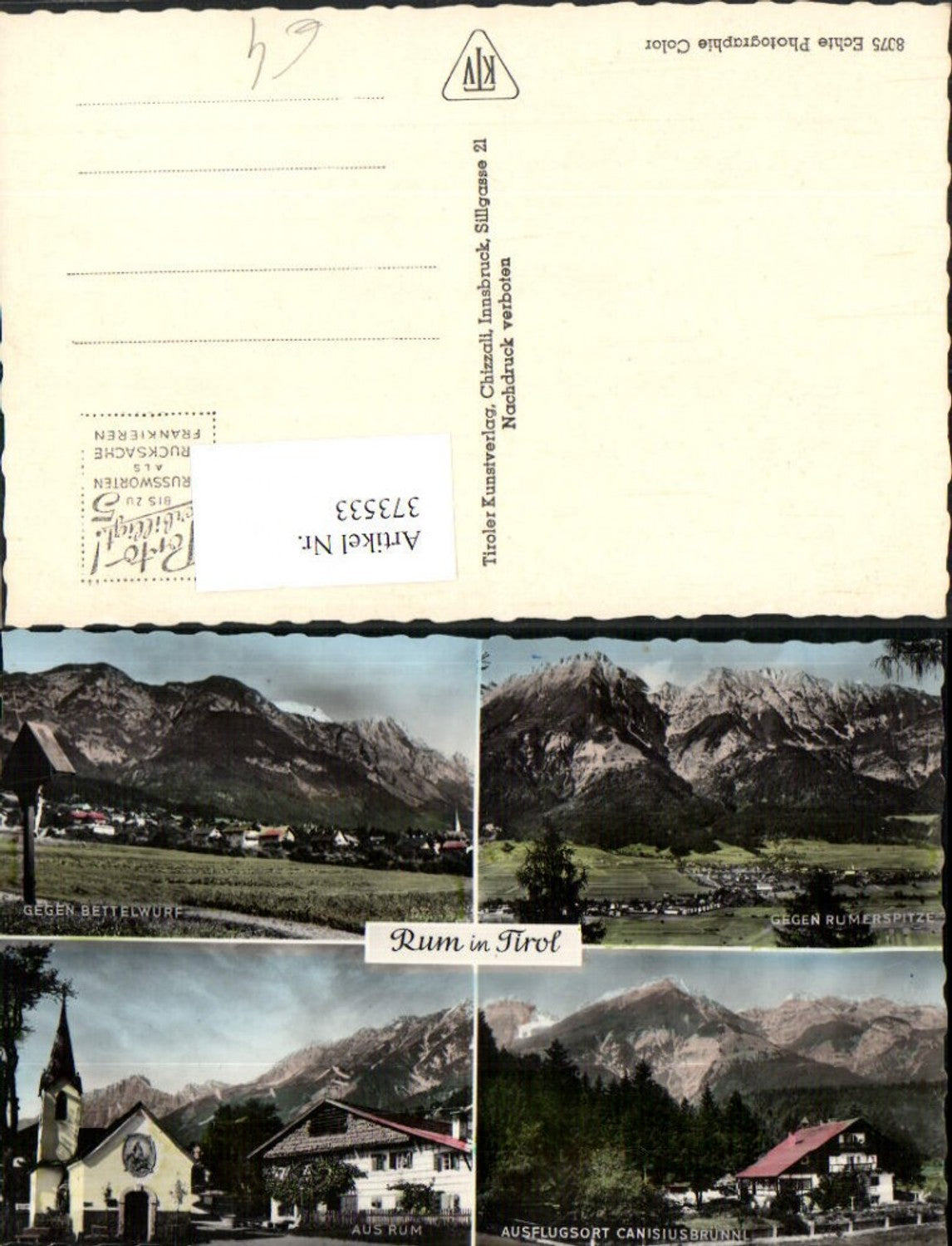 Alte Ansichtskarte – Old Postcard