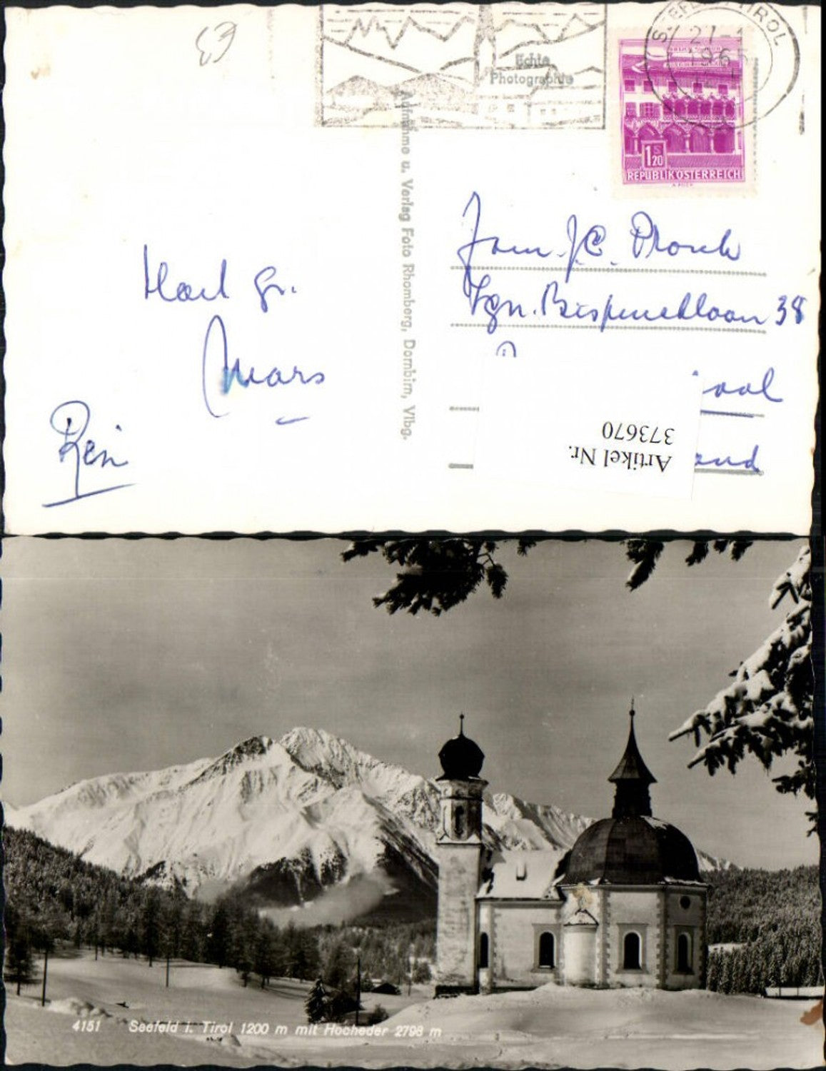 Alte Ansichtskarte – Old Postcard