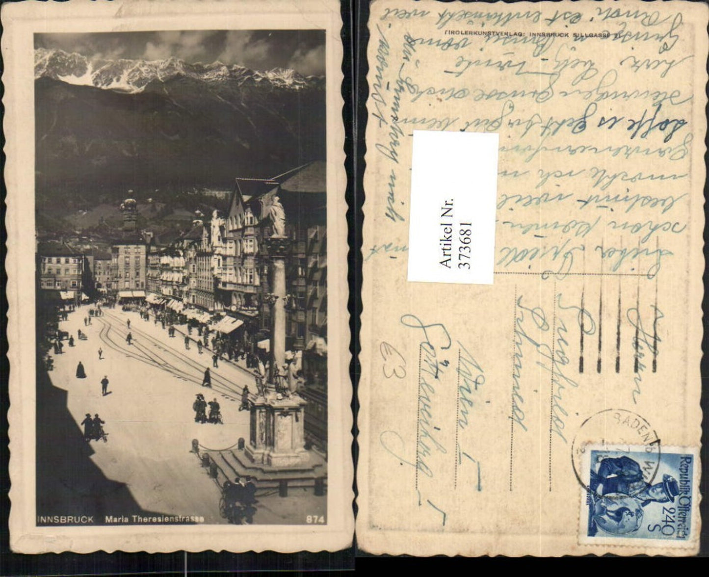 Alte Ansichtskarte – Old Postcard