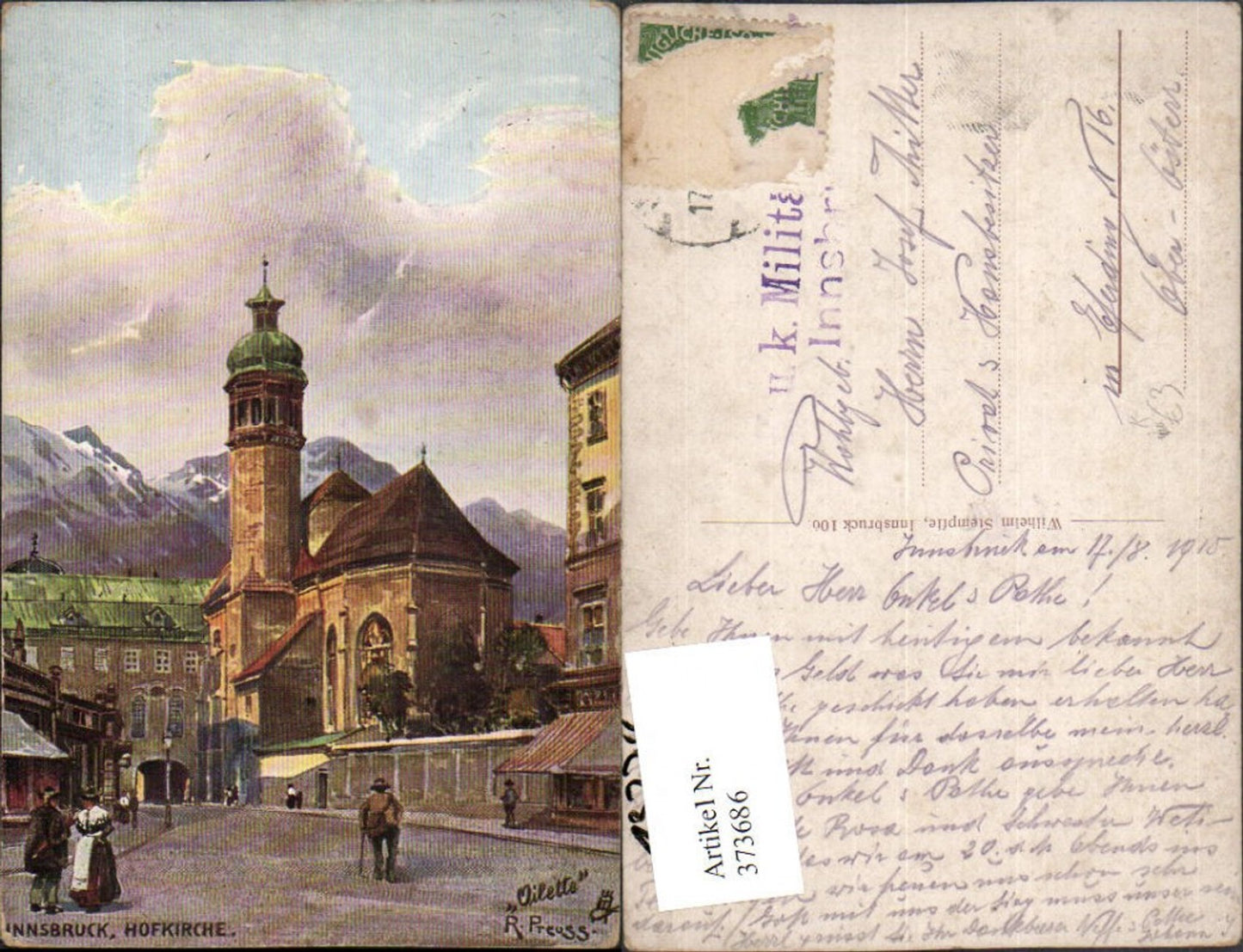 Alte Ansichtskarte – Old Postcard