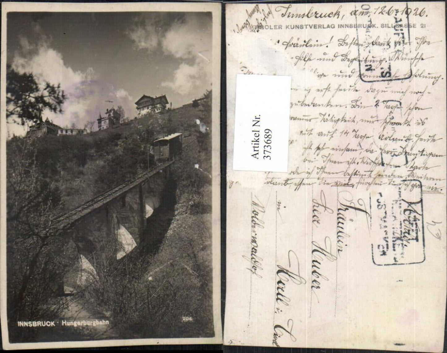Alte Ansichtskarte – Old Postcard