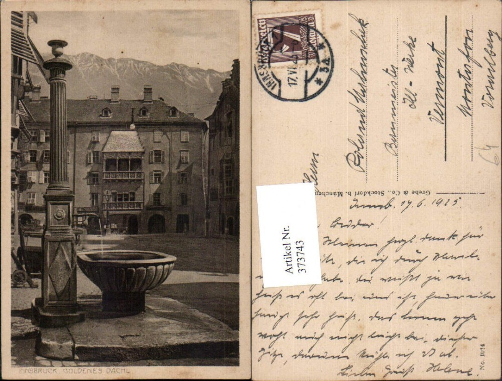 Alte Ansichtskarte – Old Postcard