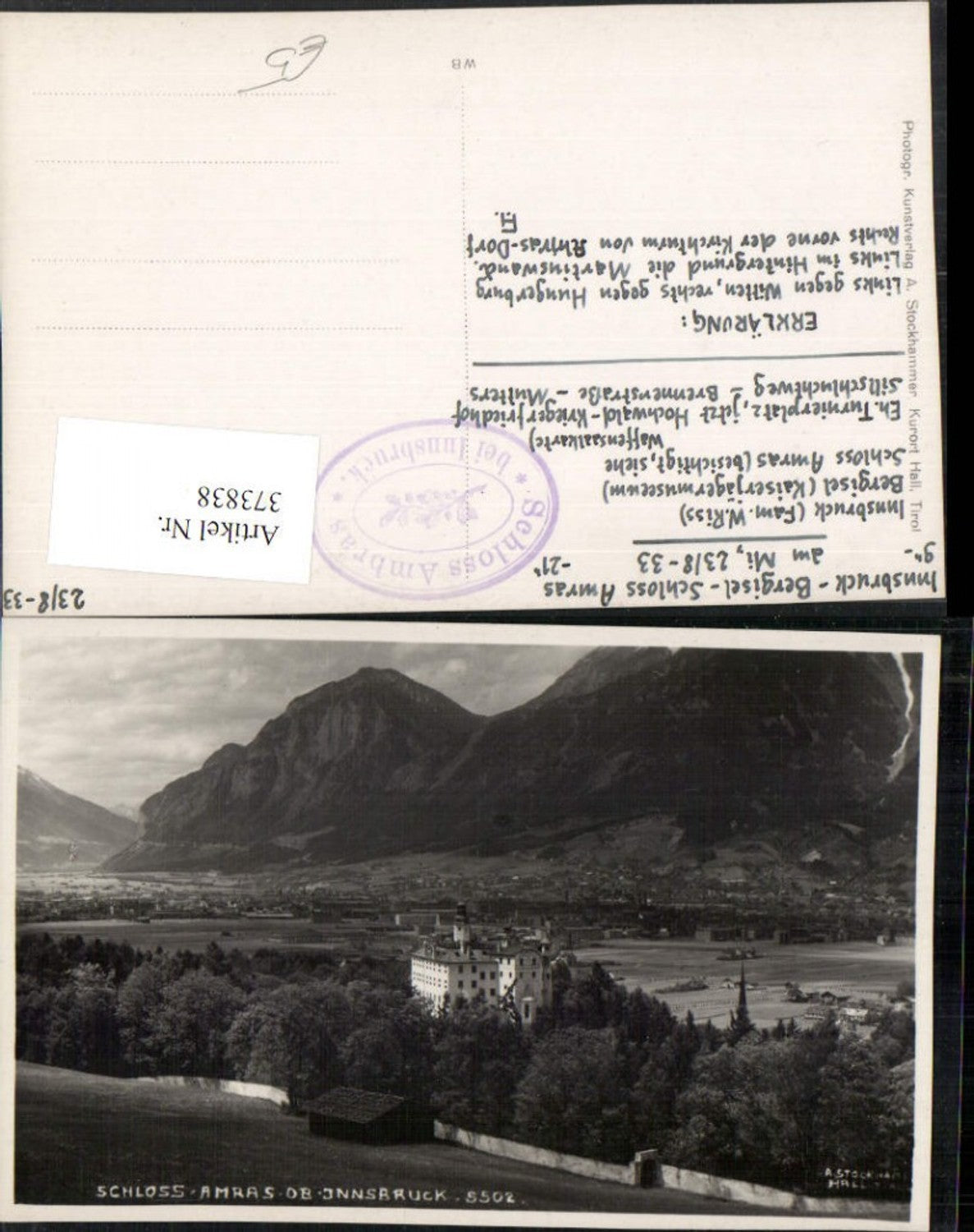 Alte Ansichtskarte – Old Postcard