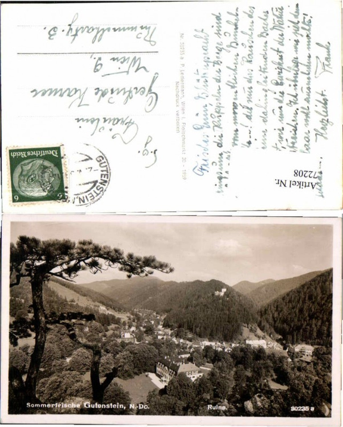 72208,Sommerfrische Gutenstein pub Ledermann 30235a
