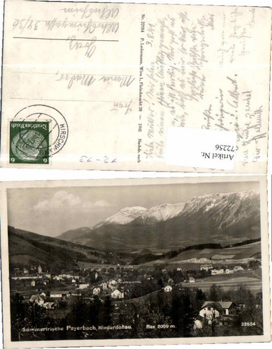 72256,Sommerfrische Payerbach Rax Ledermann 22554