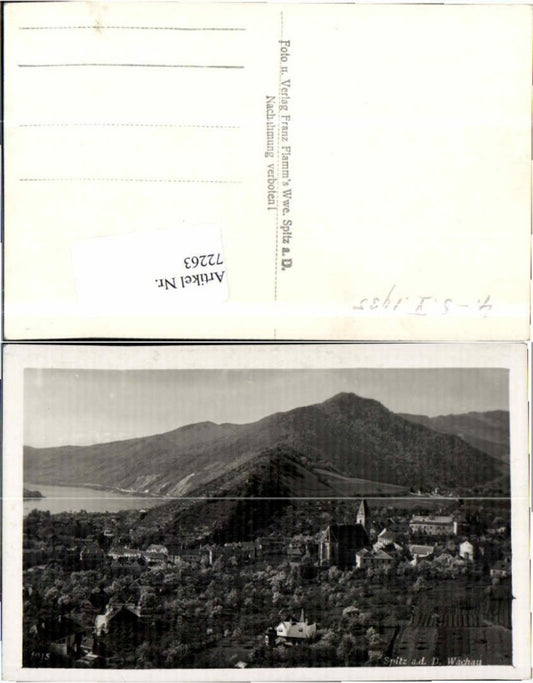 72263,Spitz in der Wachau 1935