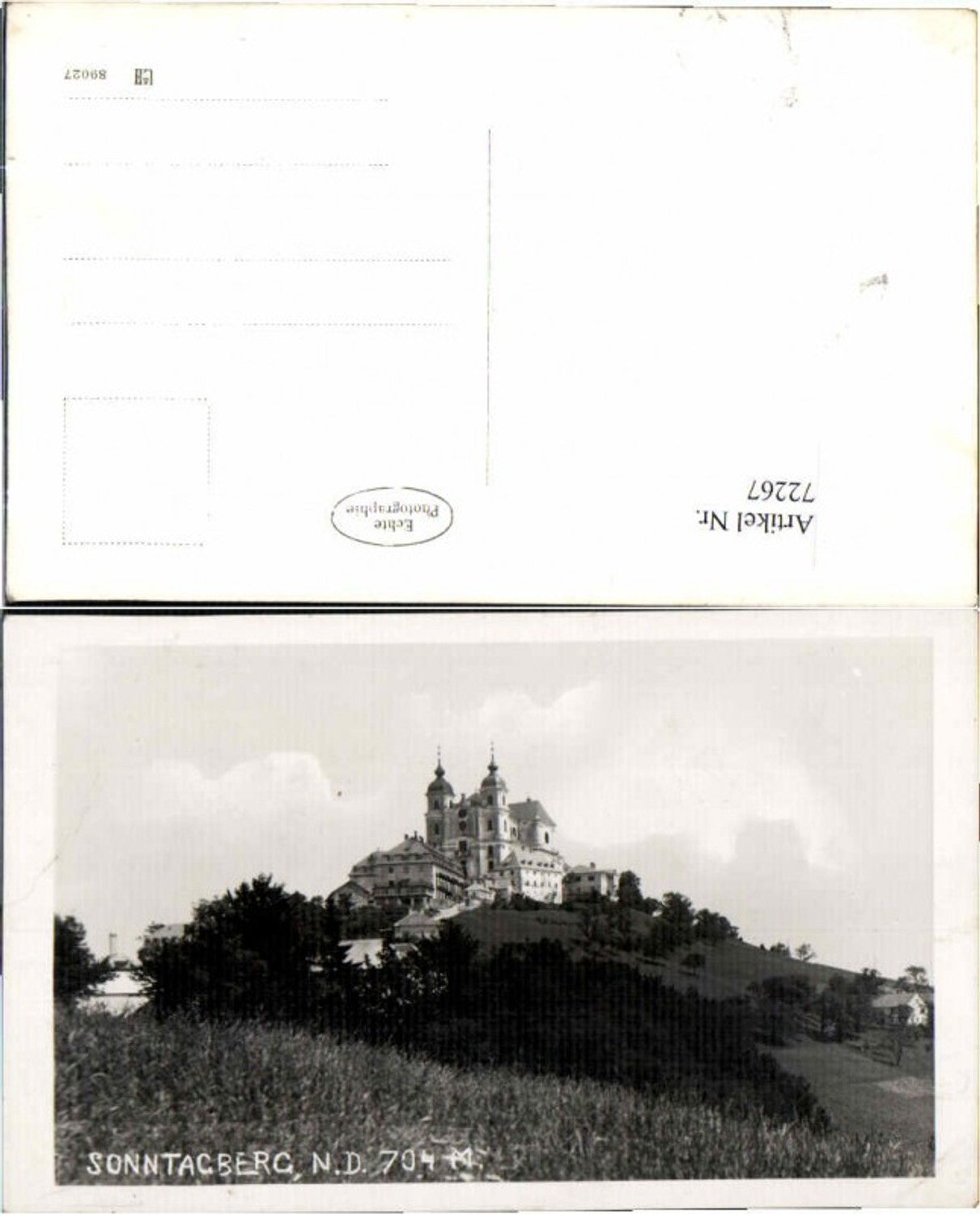 72267,FotoAK Sonntagberg b. Rosenau Kematen Waidhofen