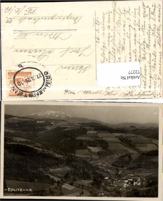72277,FotoAK Edlitz Totale 1929 Grimmenstein