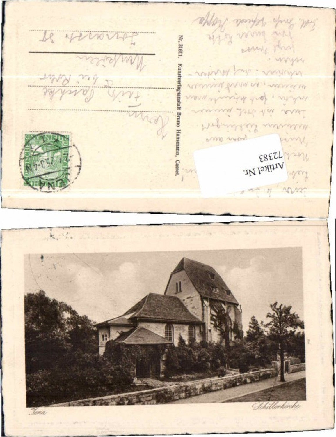 72383,Jena Schillerkirche Partie 1925