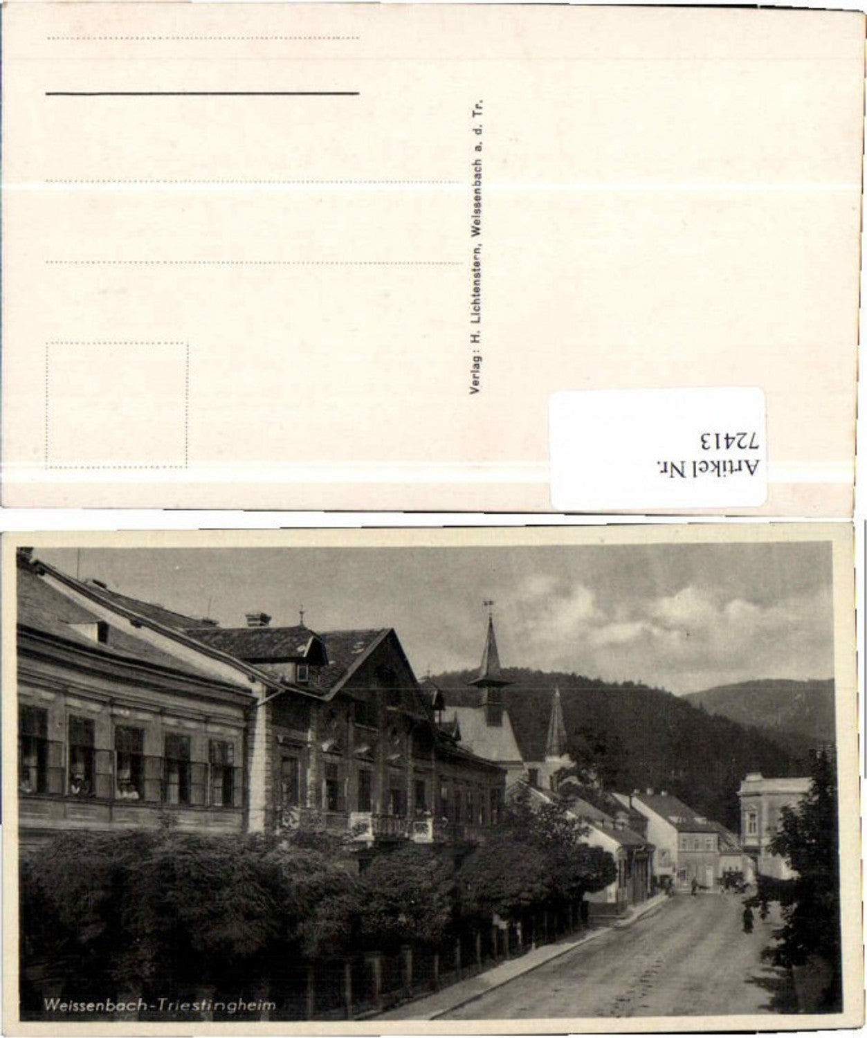 72413, Weissenbach ad Triesting Street view b. Home 