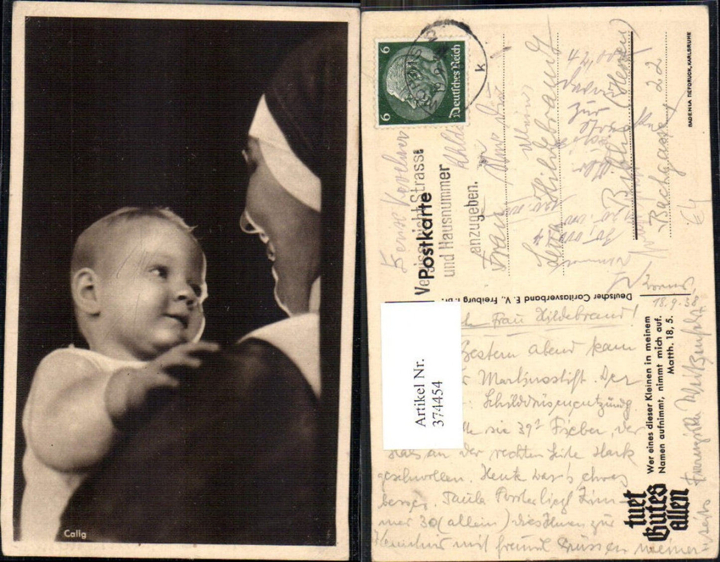 374454,Kind Kleinkind a. Arm v. Nonne Religion