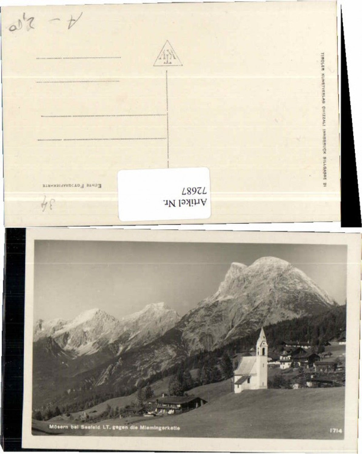 Alte Ansichtskarte – Old Postcard
