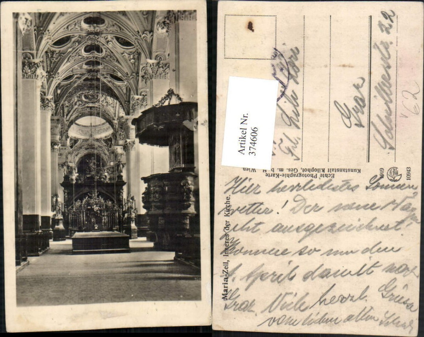 Alte Ansichtskarte – Old Postcard