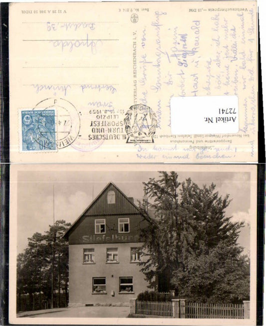 72741,Stiefelburg Gasthaus Nauendorf  Klettbach Weimar