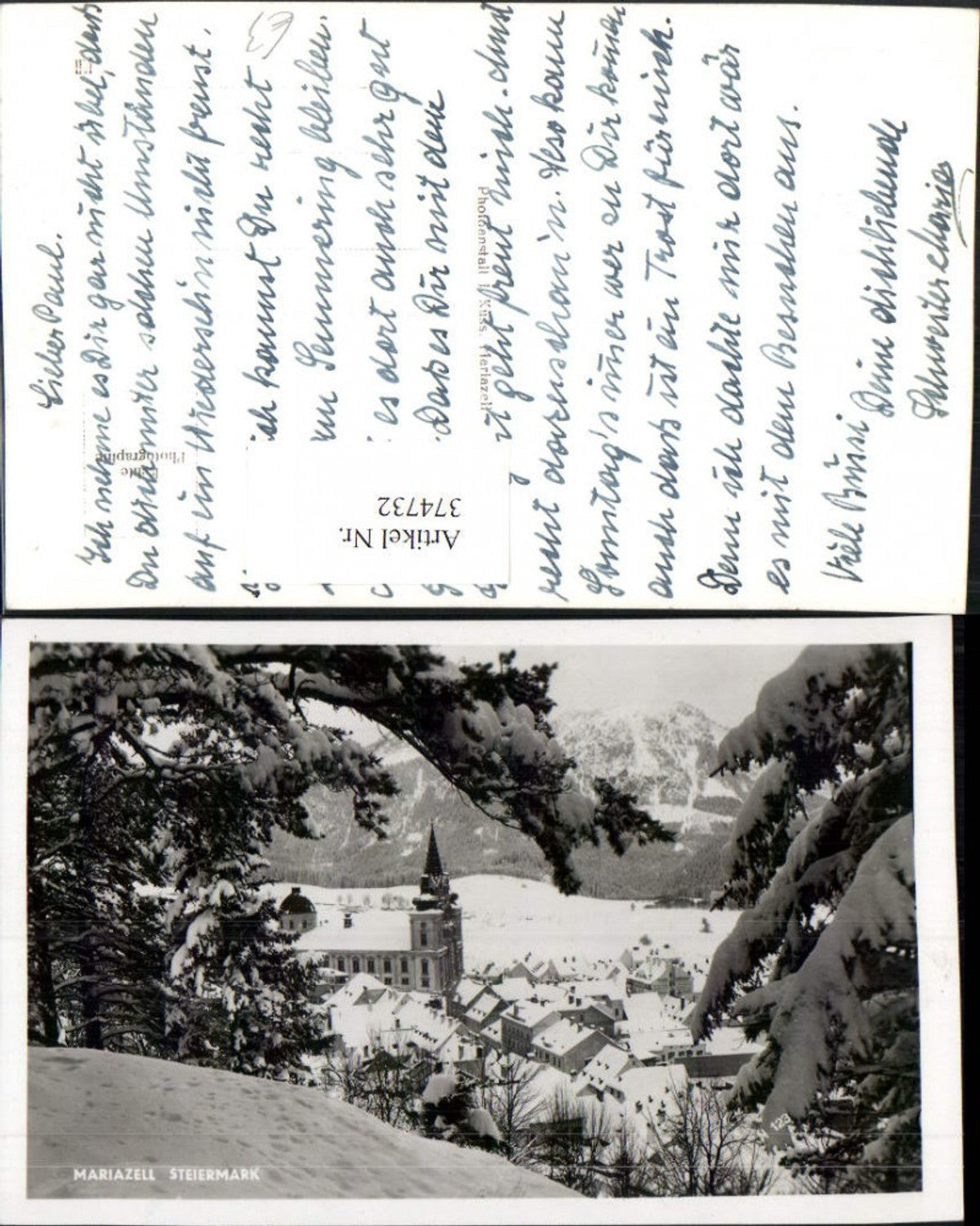 Alte Ansichtskarte – Old Postcard