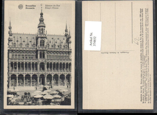 374852,Belgium Bruxelles Brüssel Maison du Rot Kings House Gebäude