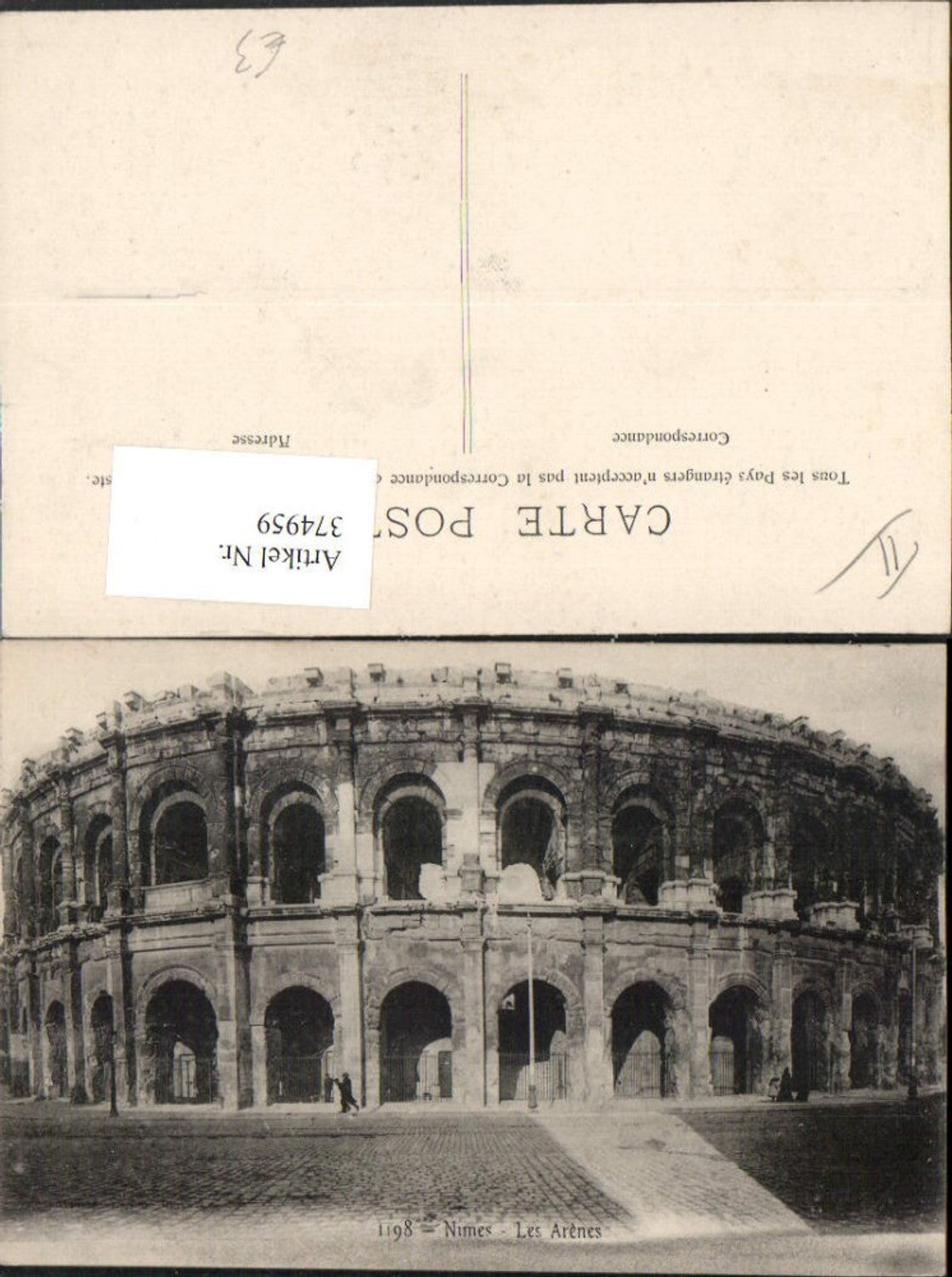 374959,Languedoc-Roussillon Gard Nimes Les Arenes Arena
