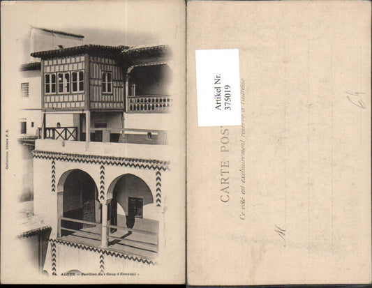 375019,Algeria Alger Algier Pavillon du Coup d'Evantail