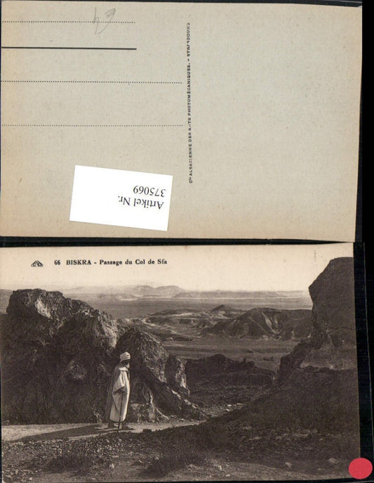 375069,Algeria Biskra Passage du Col de Sfa Pass Volkstyp
