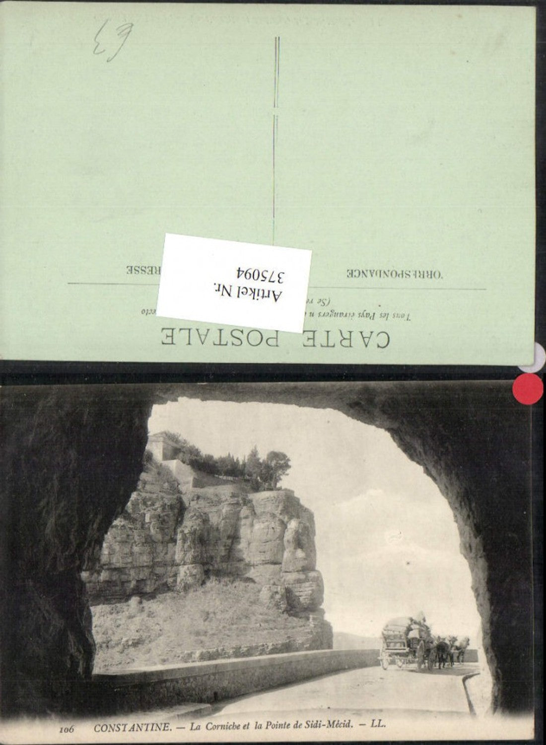 375094,Algeria Constantine La Corniche et la Pointe de Sidi-Mecid Straße