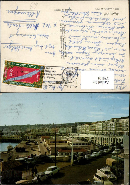 375101,Algeria Alger Algier Le Port Teilansicht Hafen