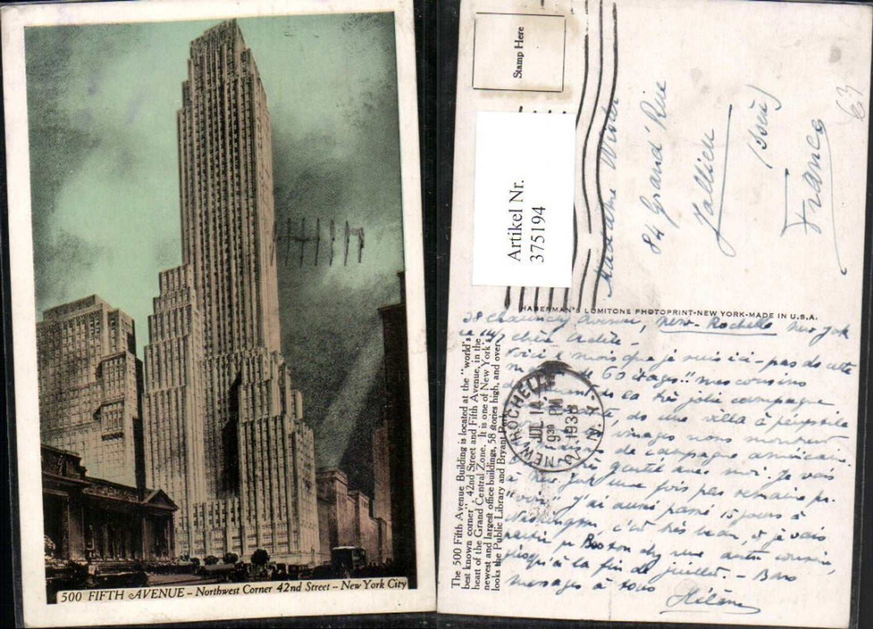 Alte Ansichtskarte – Old Postcard