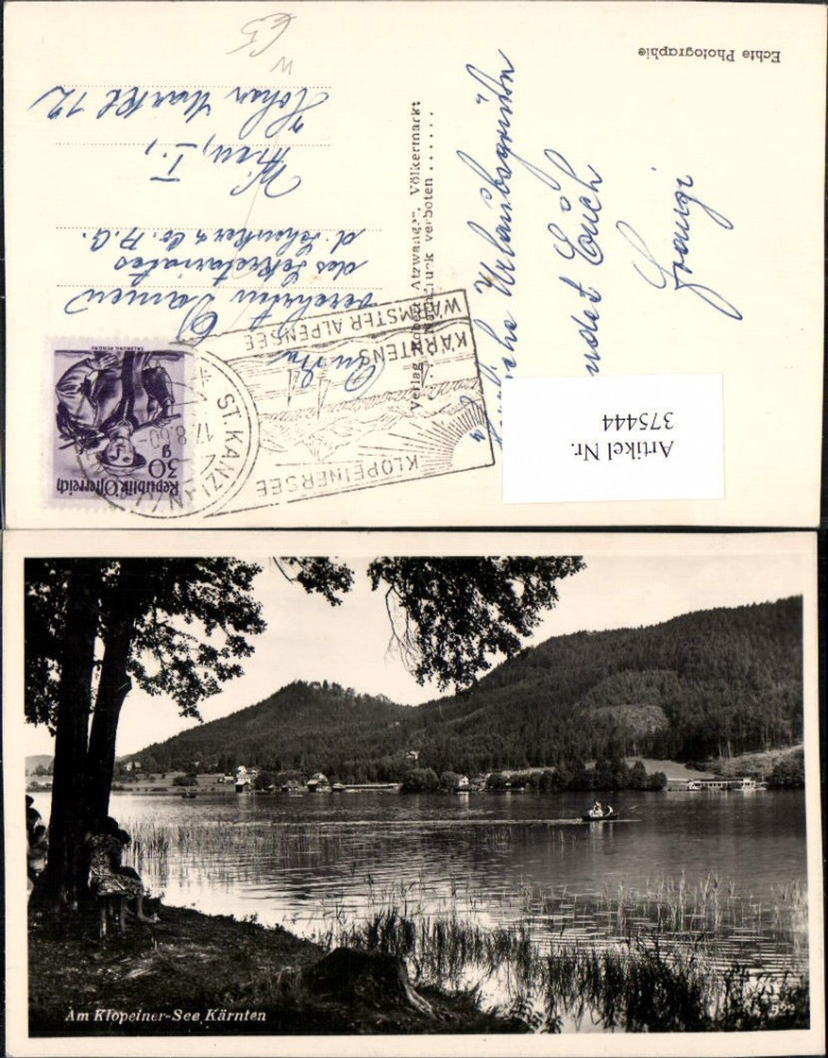 375444,Klopeinersee See b. St. Kanzian Partie