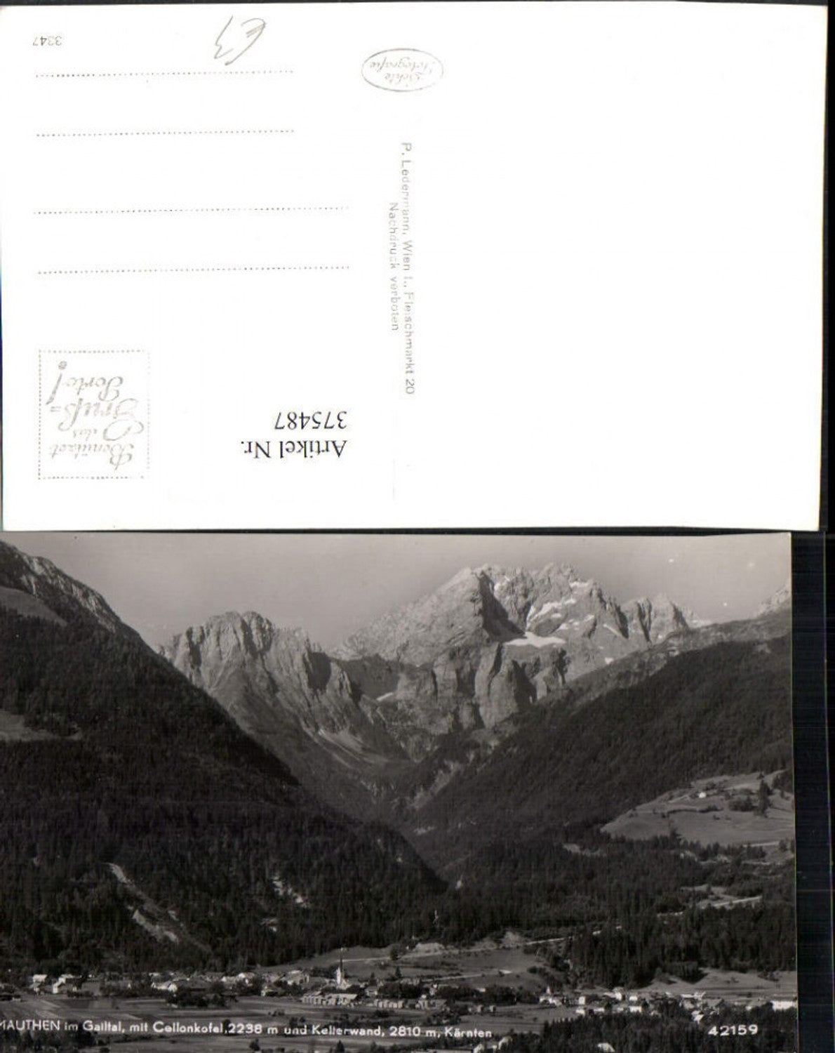 Alte Ansichtskarte – Old Postcard